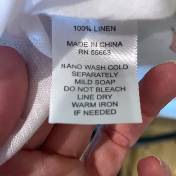 FOR CYNTHIA 💯 linen coverup - Picture 6 of 8